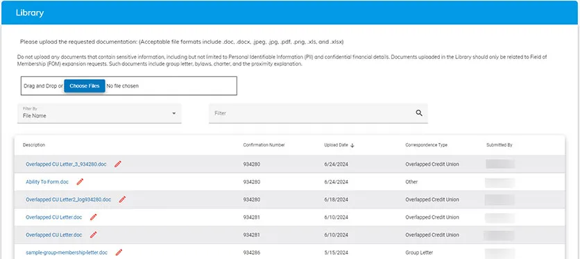 CAPRIS Document Library