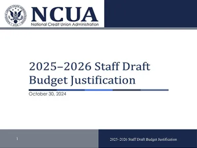 2025-2026 Staff Draft Budget Justification, October 30, 2024