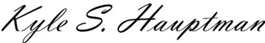 Kyle S. Hauptman electronic signature